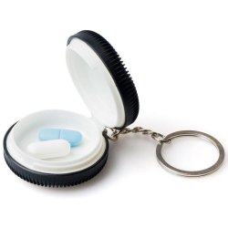 Pillbox med nyckelring Balvi Donut Cookie pillerbox