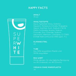 Whitening Tandkrm Happybrush SuperWhite 75 ml