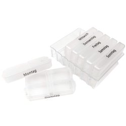 7 pillebokser + Holder Marvita Uge Pilleboks