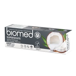 Biomed Superwhite Hydroxyapatit tandkrm utan fluor 100g