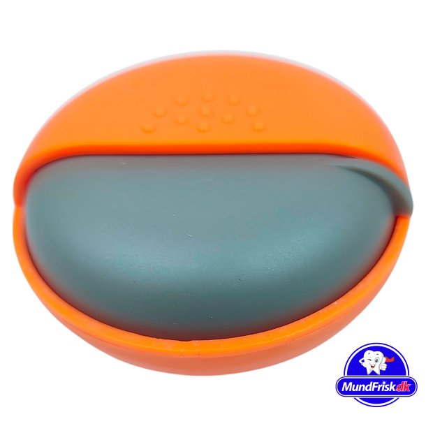 Pilleske Rund Pilleboks Skydelg ORANGE
