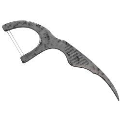 Tandtrdshngslen utan PFAS The Humble Co. Floss Picks CHARCOAL