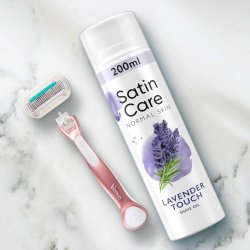 Gillette Satin Care Barbergel Lavender Touch 200 ml
