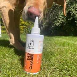 DogsLife Anti-Fungal Ear Cleaner � Ohrenreiniger für Hunde mit aloe vera und kokos � 237 ml