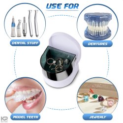 Batteri Renser til Protese, Bjle, Aligner, Mundskinne mv.