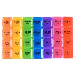 Pilleboks 7-dages Mappe med Pillebokse