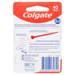 Colgate Interdental Brush &amp; Pick Soft 40 stk.