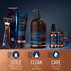 Gillette Barbergel King C. Transparent Shave Gel 150 ml