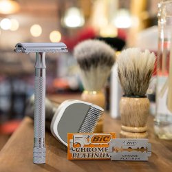BIC Chrome Platinum Double Edge Barberblade 10 stk.