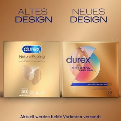 Latexfria kondomer 30 st. Durex Natural Feeling