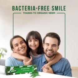 DABUR Tandpasta Antibacterial Organic Neem 100 ml