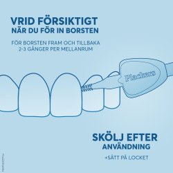 Plackers Gap borstar 6 st. Gentle Brush 0,6 mm ISO 3 BL