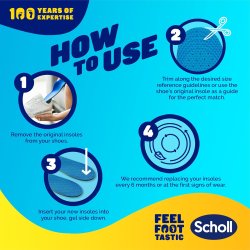 Scholl GelActiv Everyday Indlgssler NY MODEL Small 35,5-40,5