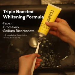 SEEN Enzyme Whitening tandpasta med Hydroxyapatit � fluorfri, 113 g