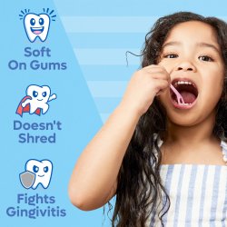 Brekraftig tanntrd for barn 50 pcs. SMARTLIFECO Flosser Unflavored