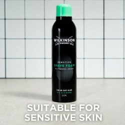 Scheerschuim Wilkinson Sword Sensitive 200 ml.
