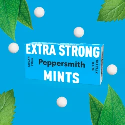 Xylitol sugtabletter PEPPERSMITH Mint Extra Stark Eucalyptus 15g
