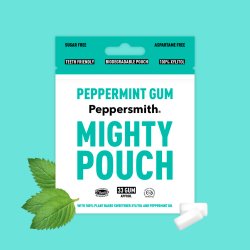 Xylitol Tuggummi PEPPERSMITH Gum Pepparmynta 50g