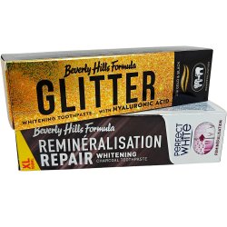 Pakketilbud BEVERLY HILLS FORMULA Whitening Tandpasta Gratis Tandbrste