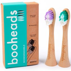 Booheads Bambus Brstehoveder Til Philips Lilla+Grn