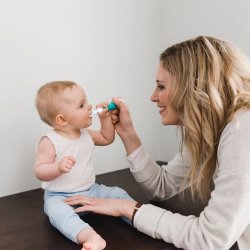 Brstehoveder til BBlv Snik Sonisk Tandbrste til Baby 0-18 Mneder