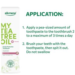 Naturlig Tandpasta ALKMENE Tea Tree Cavity Protection 100 ml