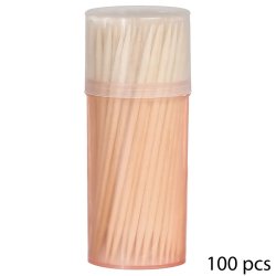 5five Tr Tandstikker 4 x 100 stk. i farvede btter