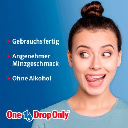 Munvatten mot dlig andedrkt ONE DROP ONLY Protect + Care Xylitol &amp; Zink 500 ml