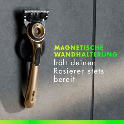 Gillette Labs Gold Barberskraber + Vgholder