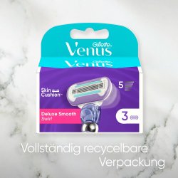Gillette Venus Extra Smooth Swirl 4 stk. Barberblade 
