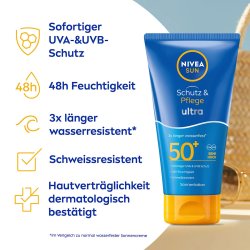 Nivea Sun Protection &amp; Care Ultra SPF 50 Solcreme 150 ml
