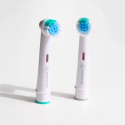 Borsthuvuden av tervunnen plast fr Oral-B BEEWISE 2 st.