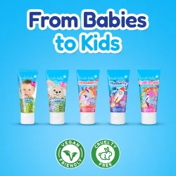 Brush-Baby Natural Blueberry Zahnpasta f�r Kinder ab 3 Jahren mit Xylitol (50 ml)