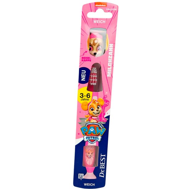 Paw Patrol B�rnetandb�rste DR. BEST Milchzahn 3-5 �r 1 stk. PINK