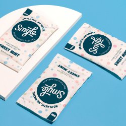 Hydroxyapatite Barn tandkr�m Tabletter SMYLE Xylitol &amp; Sweet Mint 63 st.