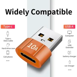USB-A til USB-C adapter 10A � Hurtiglading og dataoverføring