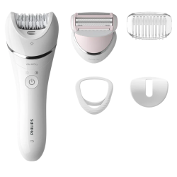 Philips Epilator Series 8000 Wet &amp; Dry med Barberhoved og 5 Tilbeh�rsdele