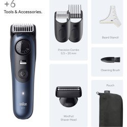 Braun Series 7 BT7520 Skjeggtrimmer � Profesjonell presisjon med 40 lengdeinnstillinger