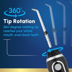 Draagbare Monddouche WATERPIK Advanced Water Flosser � Draadloze Monddouche met 360� Sproeikoprotatie