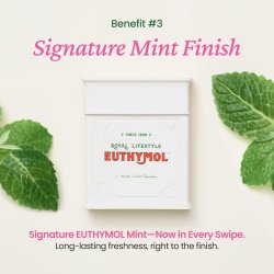 Euthymol Pink Dental Floss tandtr�d med mint och veganskt vax (50 m)