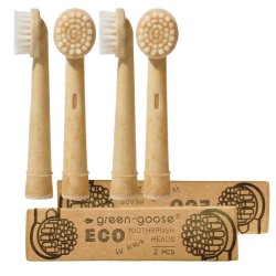 Brossettes de rechange bio-based XL pour Oral-B Green-Goose (4 pcs)