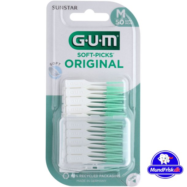 GUM Soft-Picks Original MEDIUM - 50 stk.