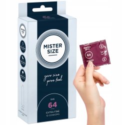 Mister Size Kondomer Pure Feel 10 stk. XS-XXXL