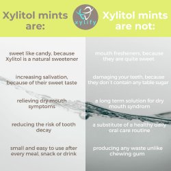 Xylitol sugtabletter XYLIFY Happy Teeth Mints Apple 245 st.