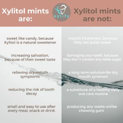 Xylitol Pastiller XYLIFY Happy Teeth Mints Chocolate 240 stk.