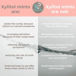 Xylitol sugtabletter XYLIFY Happy Teeth Mints Grapefrukt 245 st.