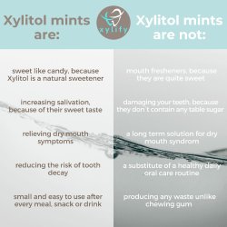 Xylitol sugtabletter XYLIFY Happy Teeth Mints Peppermint 245 st.