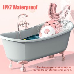 U-vormige elektrische tandenborstel voor kinderen - -. Smart