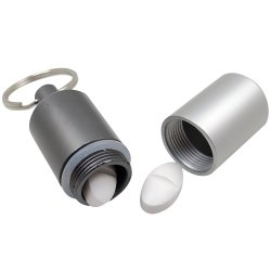 Pill box Nyckelring Notfall Capsule Pill box
