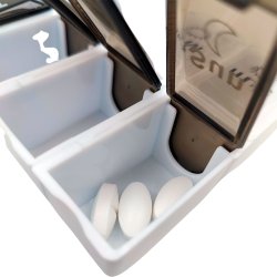 Pilleske Stor Dobbelt Pilleboks Morgen Aften